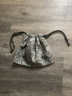 Drawstring Bag/Christmas Gift Bag/Cosmetics Bag/Travel Bag/Handmade Bag