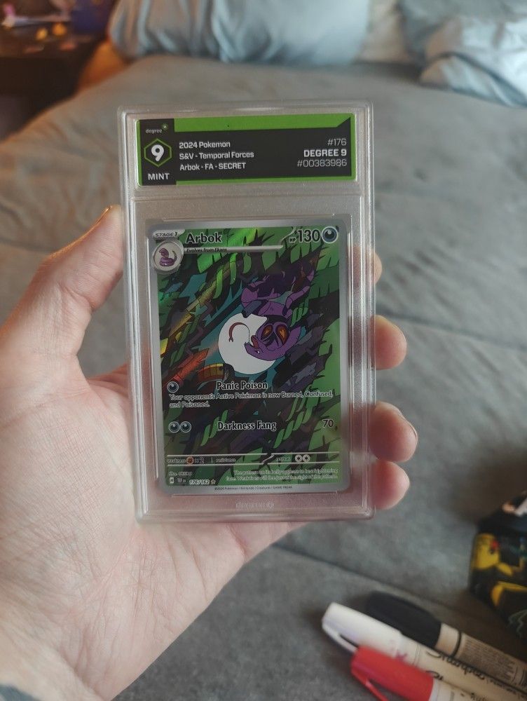 Degree Graded 9 Arbok Pokemon Slab From Temporal Forces