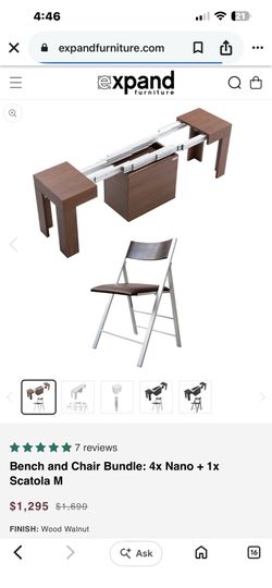 Expandable/Collapsable Bench