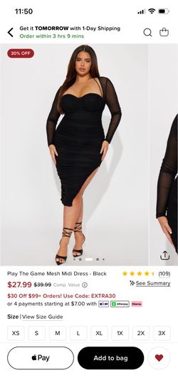 Mesh Midi Dress