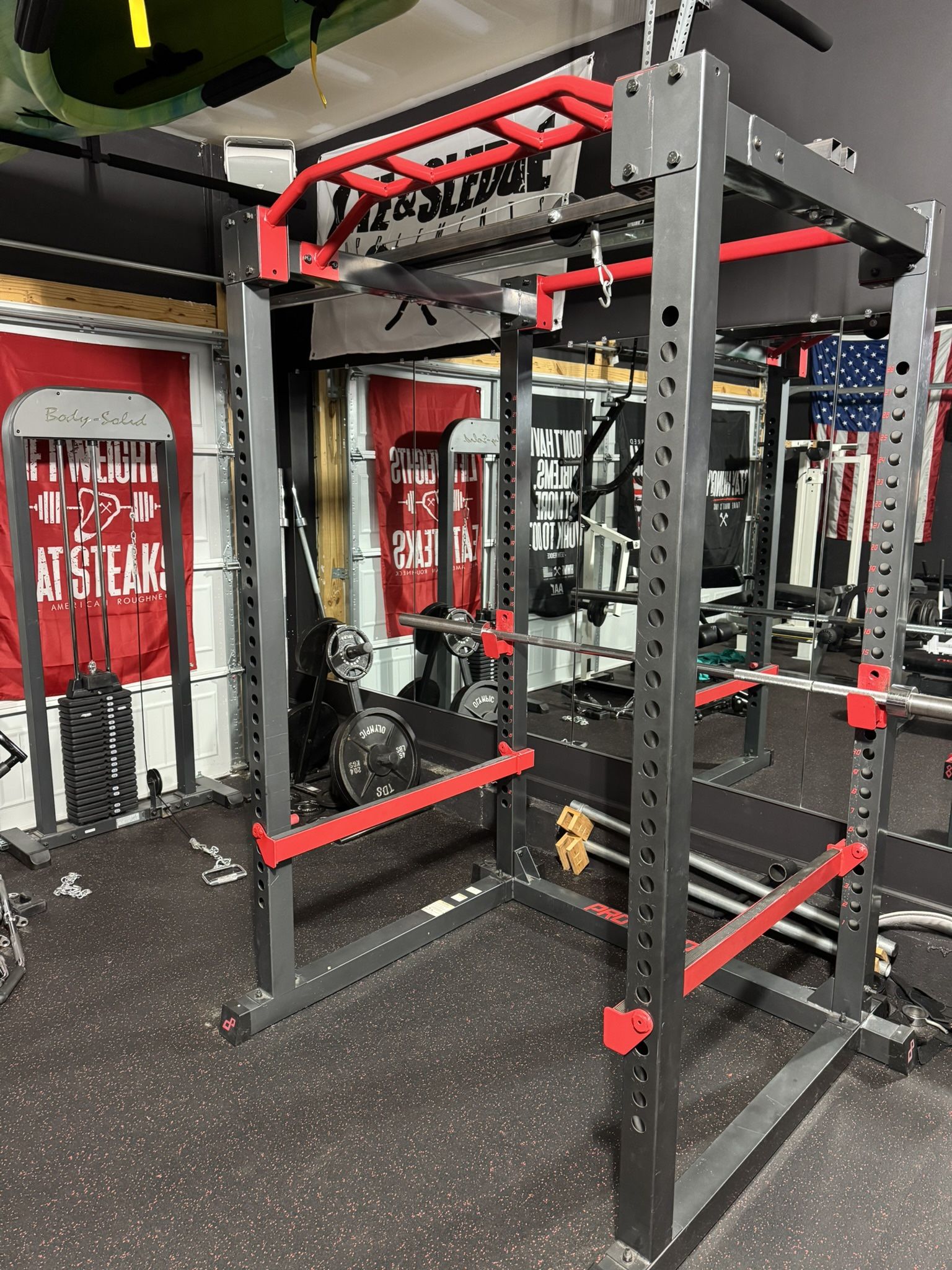 Proviction Power Rack with 200lb Weight Stack