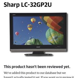 sharp aquos lcd tv like new nothing wrong not smart tv put a rocku stick to tirn into smart 