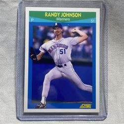 🔥⚾️ 1990 Score - Randy Johnson #52 - Rising Star Seattle MARINERS ⚾️🔥