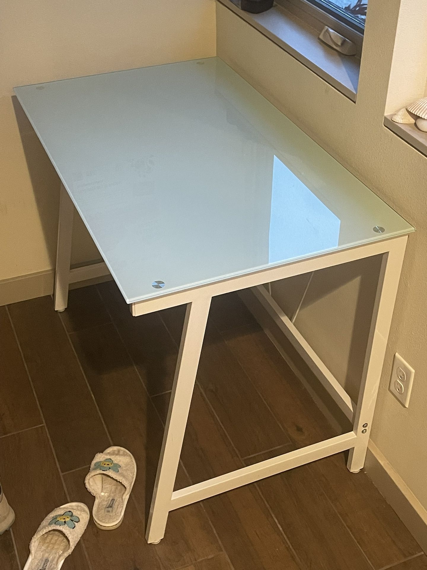 Glass Computer Table