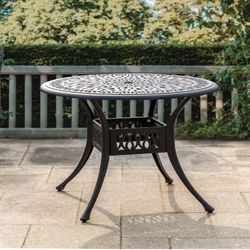 Cast Aluminium Patio Outdoor Dining Table 