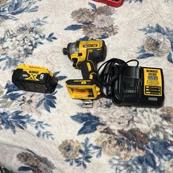 Dewalt Brushless Motor Impact And Battery With Charger