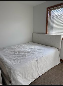 Queen bed with mattress
