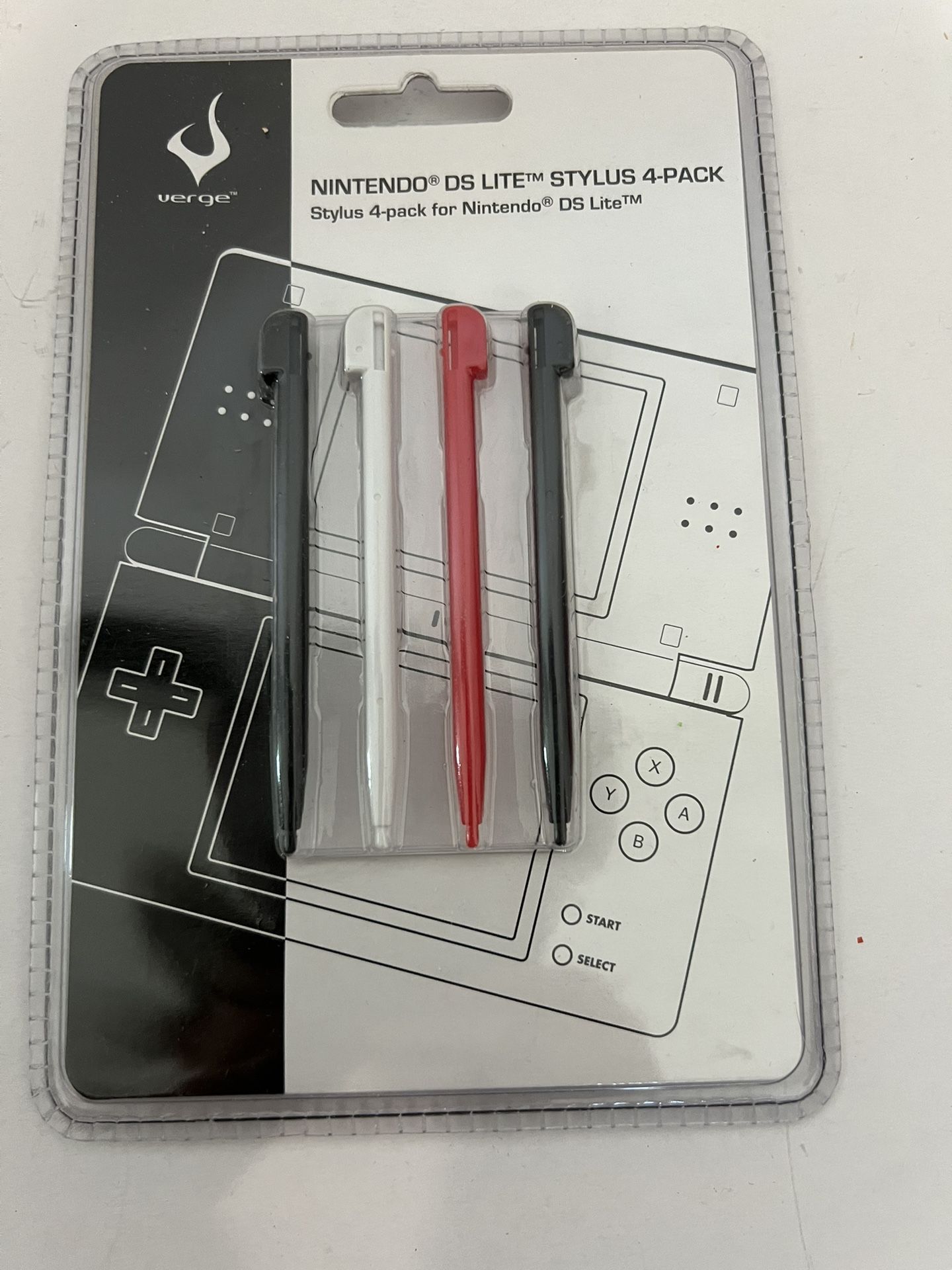 Factory Sealed Stylus 4-pack for Nintendo DS Lite