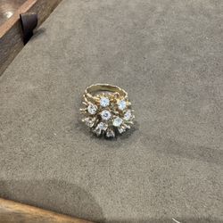 CORAL-BAMBOO DESIGN 14k DIAMOND!!!’nmnm