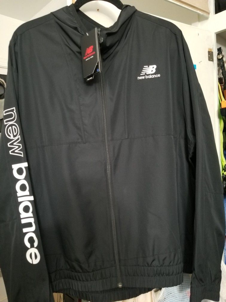 NWT New Balance Windbreaker Jacket Sz. L