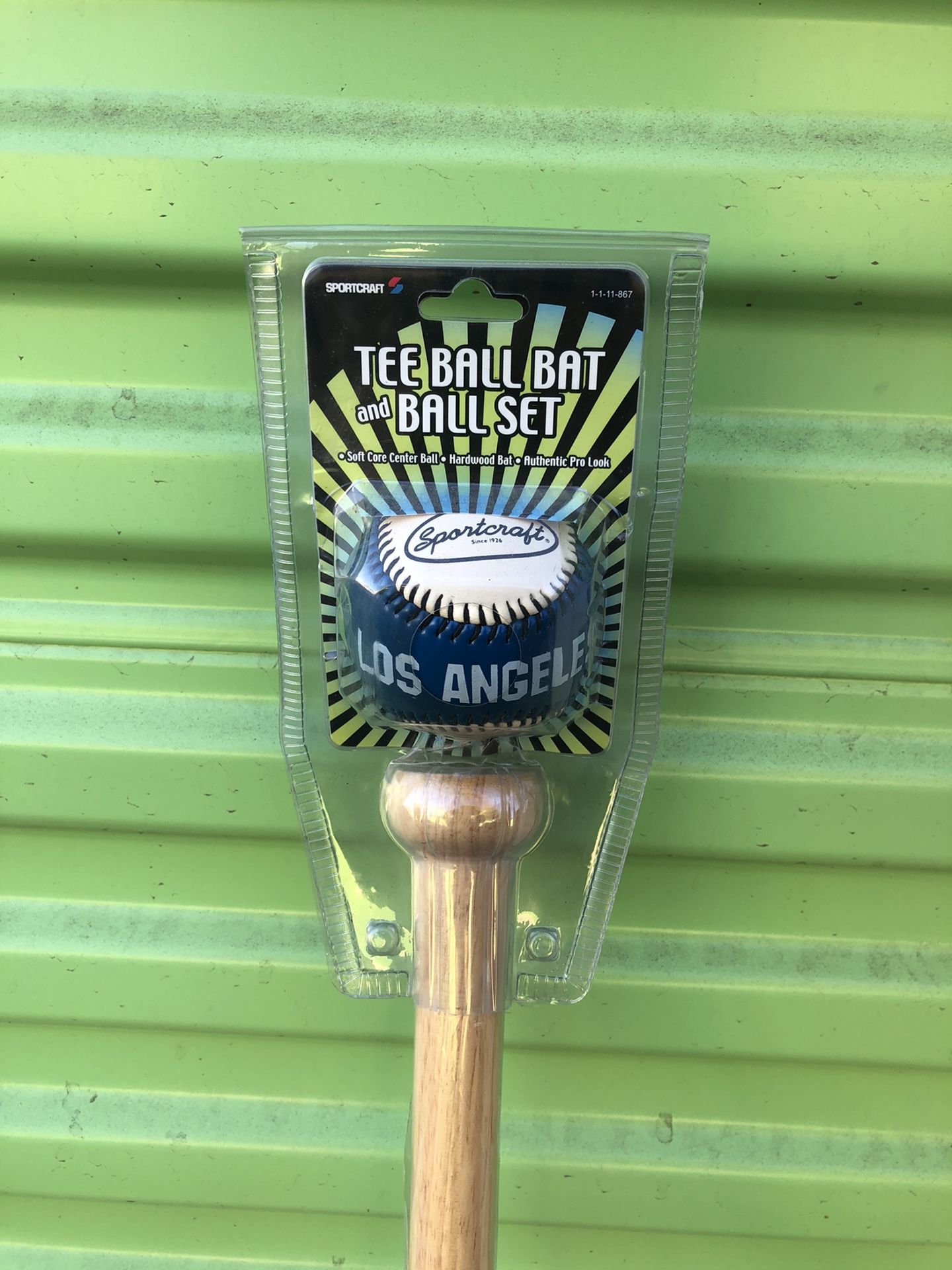 Los Angeles Dodgers Baseball & Bat
