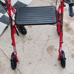 Drive Standard Rollater Walker with 6" wheels (Good Condition)