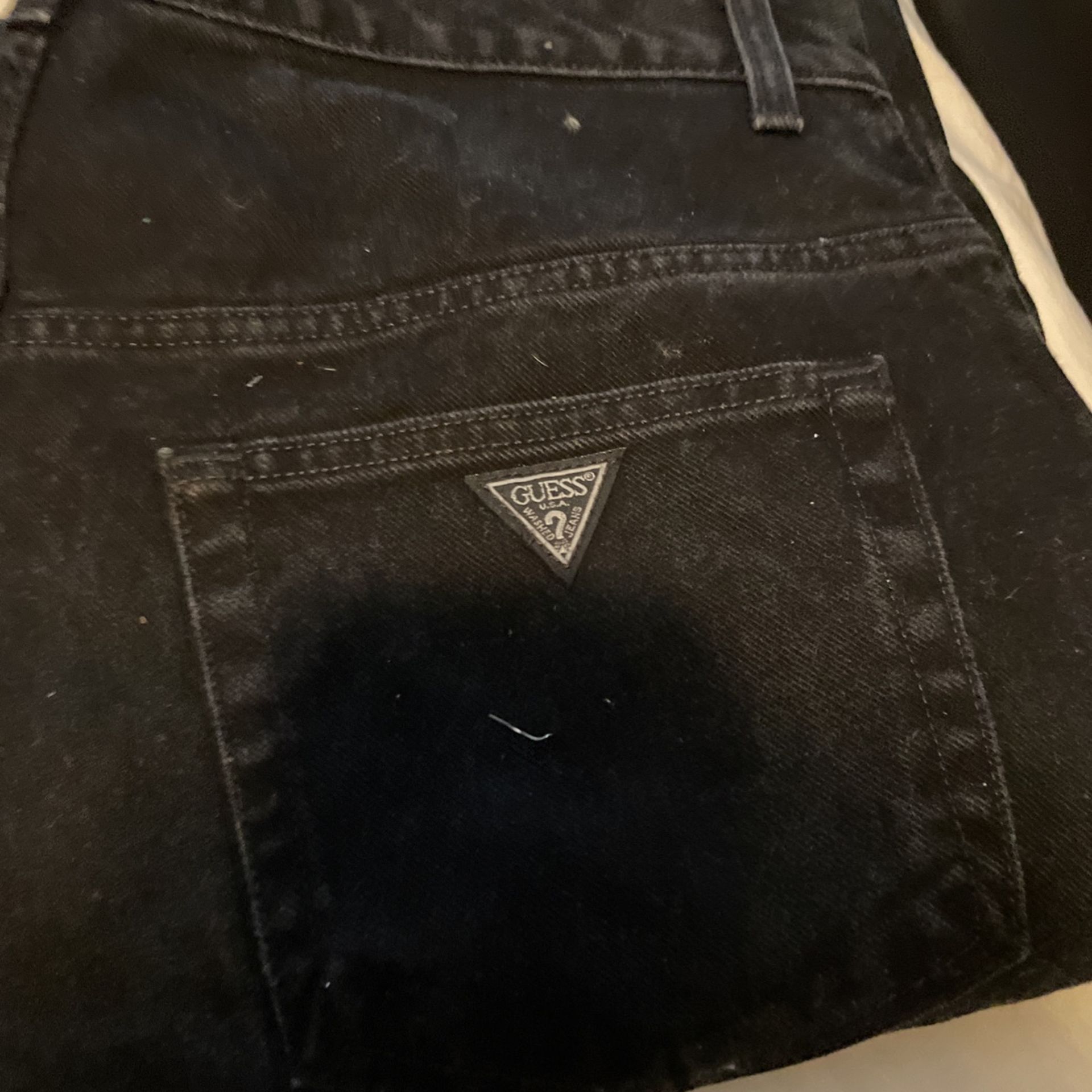 Vintage black guess hot sale jeans