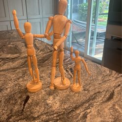 Posable Wood Figures