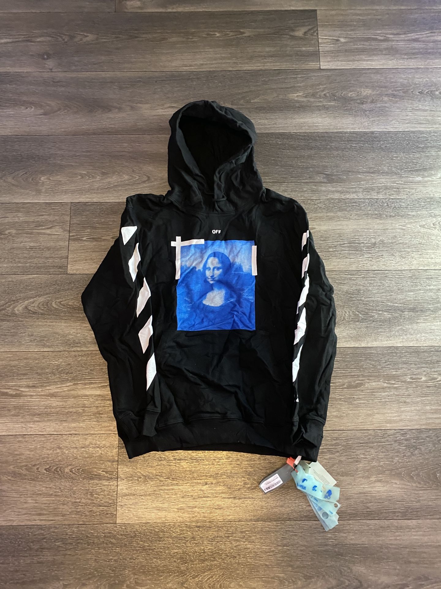 Off white hoodie mona lisa size small