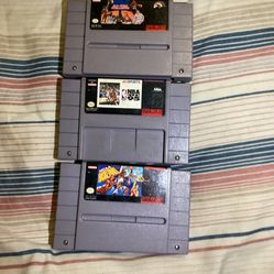 NCAA Basketball, NBA Live 95,& NBA All star challenge for SNES Super Nintendo 