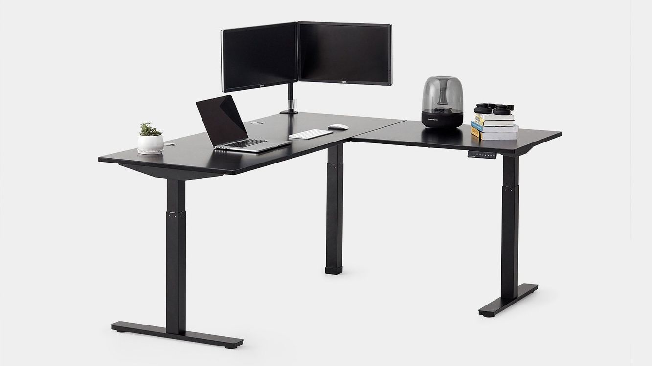 Autonomous Ai Black Smart Stand Up Desk For Gaming Or Home Office!