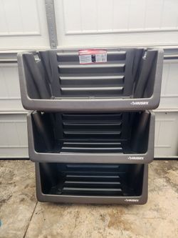 Husky Stackable Storage Bins