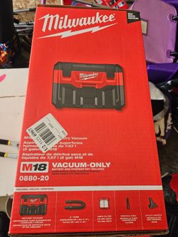 Milwaukee 2 gallon wet/dry vacuum