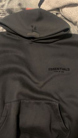 Fear of God Essentials Black Hoodie