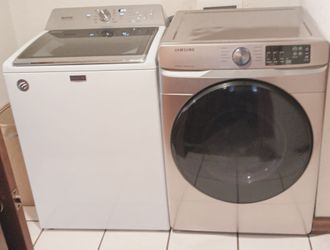 Washer and Electric Dryer
