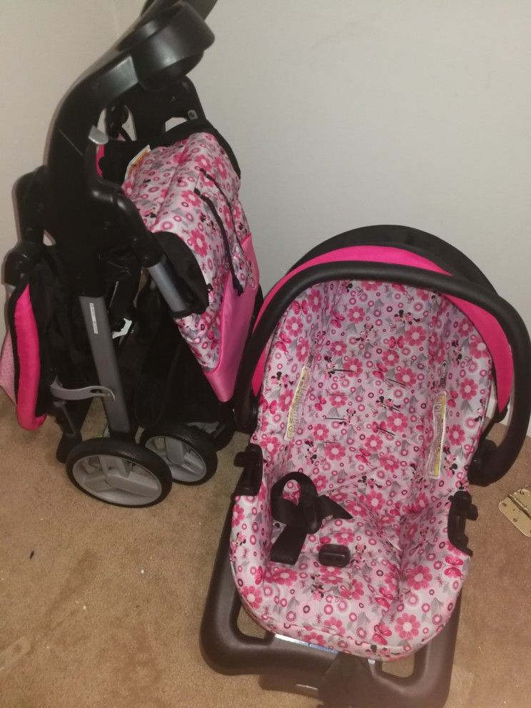 Minnie Mouse Stroller And Car Seat