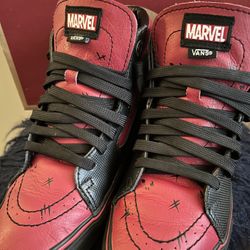 DEADPOOL Vans x Marvel SK8-Hi Limited Edition Sneakers M 6.5 / W 8