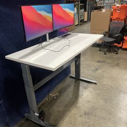 60x30 Conset Standing Desk! Electric Height Adjustable Table! Sit Stand Desk! We Also Several Have Ergonomic Chairs!