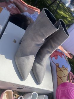 Calvin Klein Grey Boots