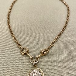 TAT2 Designs: Layla Horsebit - 14K Gold Plated Necklace