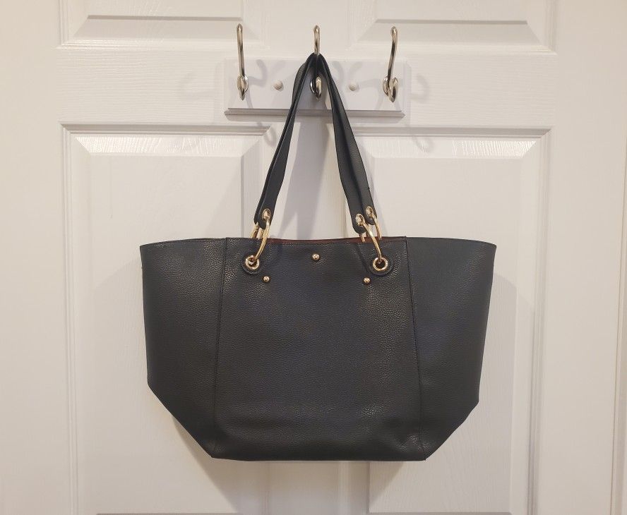 Tote Purse (Black & Tan)