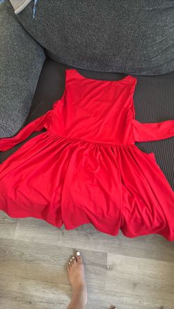 Red dress