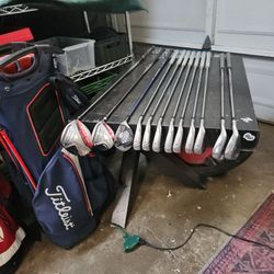 Full Set Of TaylorMade Golf Clubs. 14 Piece Set