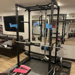 Exercise Power Rack/Cage LIKE NEW! Weight Lifting 