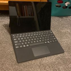 Microsoft Surface Pro X With Keyboard And Charger 