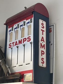 Antique USPS Stamp Vending Machine