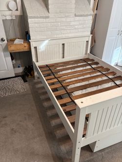 Twin/full bunk and trundle Twin/full bunk and trundle