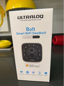 Ultraloq Bolt Smart WiFi Deadbolt Fingerprint Edition
