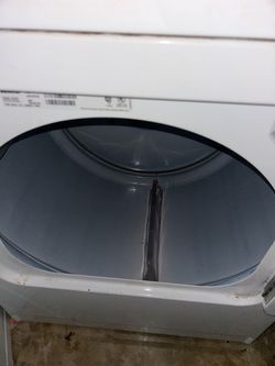White Front-Load Dryer