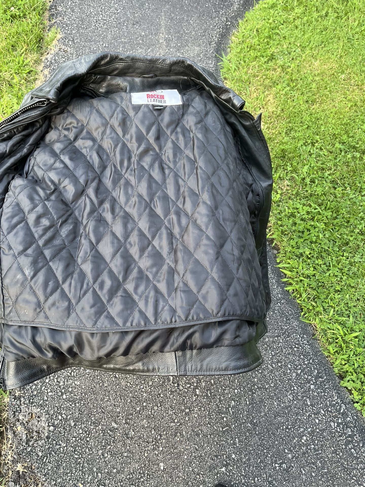 Four Genuine Biker Leather Jackets Sizes 2X, 3X, and 4X