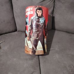 Vintage 1967 Planet Of The Apes Garbage Can Good Condition 