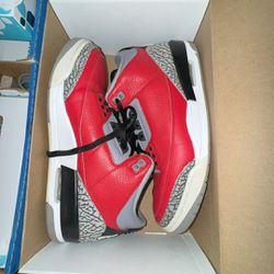 Jordan J3s Red