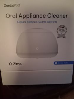 Zima DentalPod Oral Appliance Cleaner Arctic White