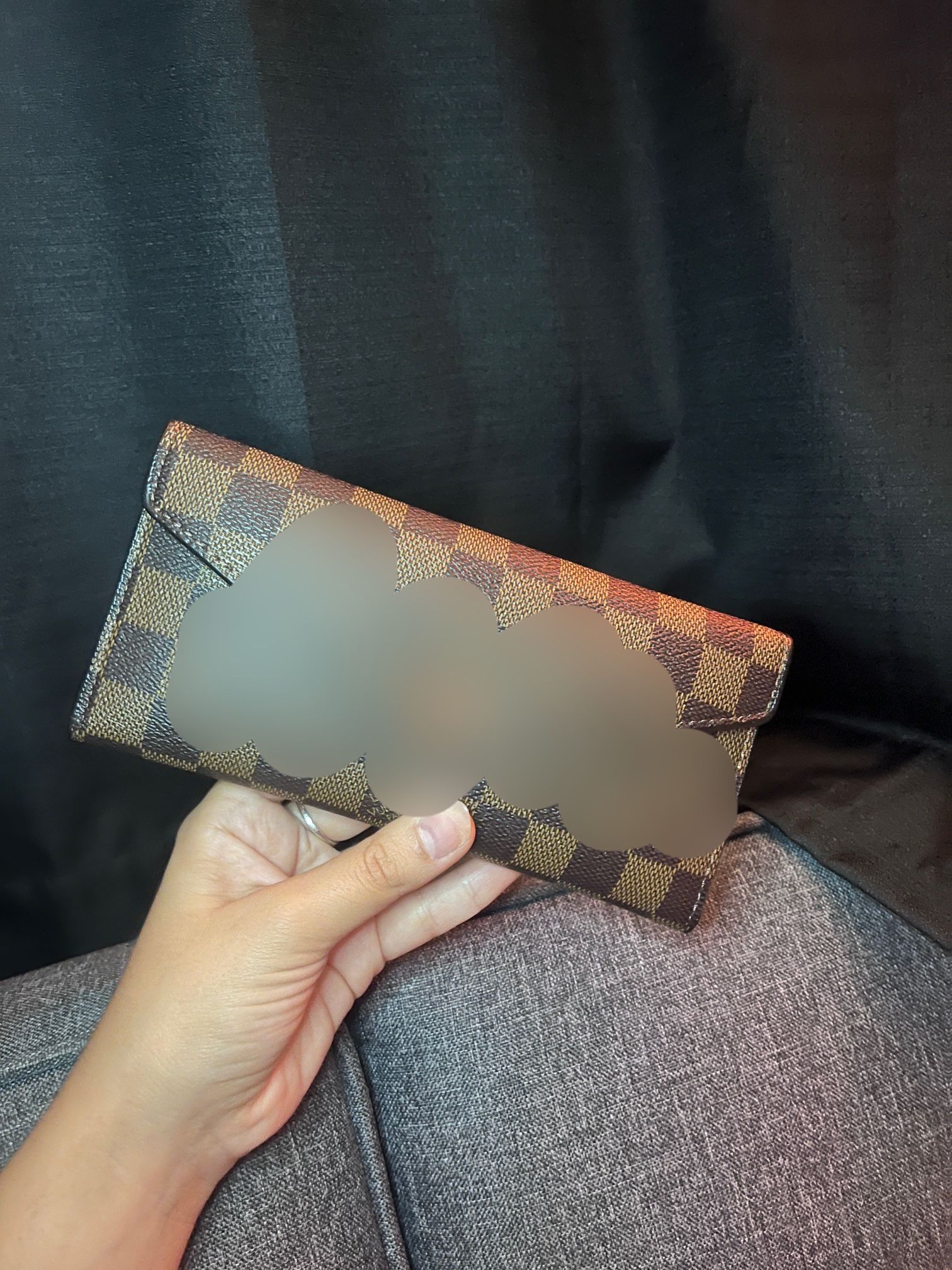 Checkered Large Wallet 