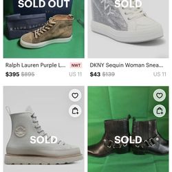 Wholesale Lot Of Shoes Sneakers 10 Pairs Footwear