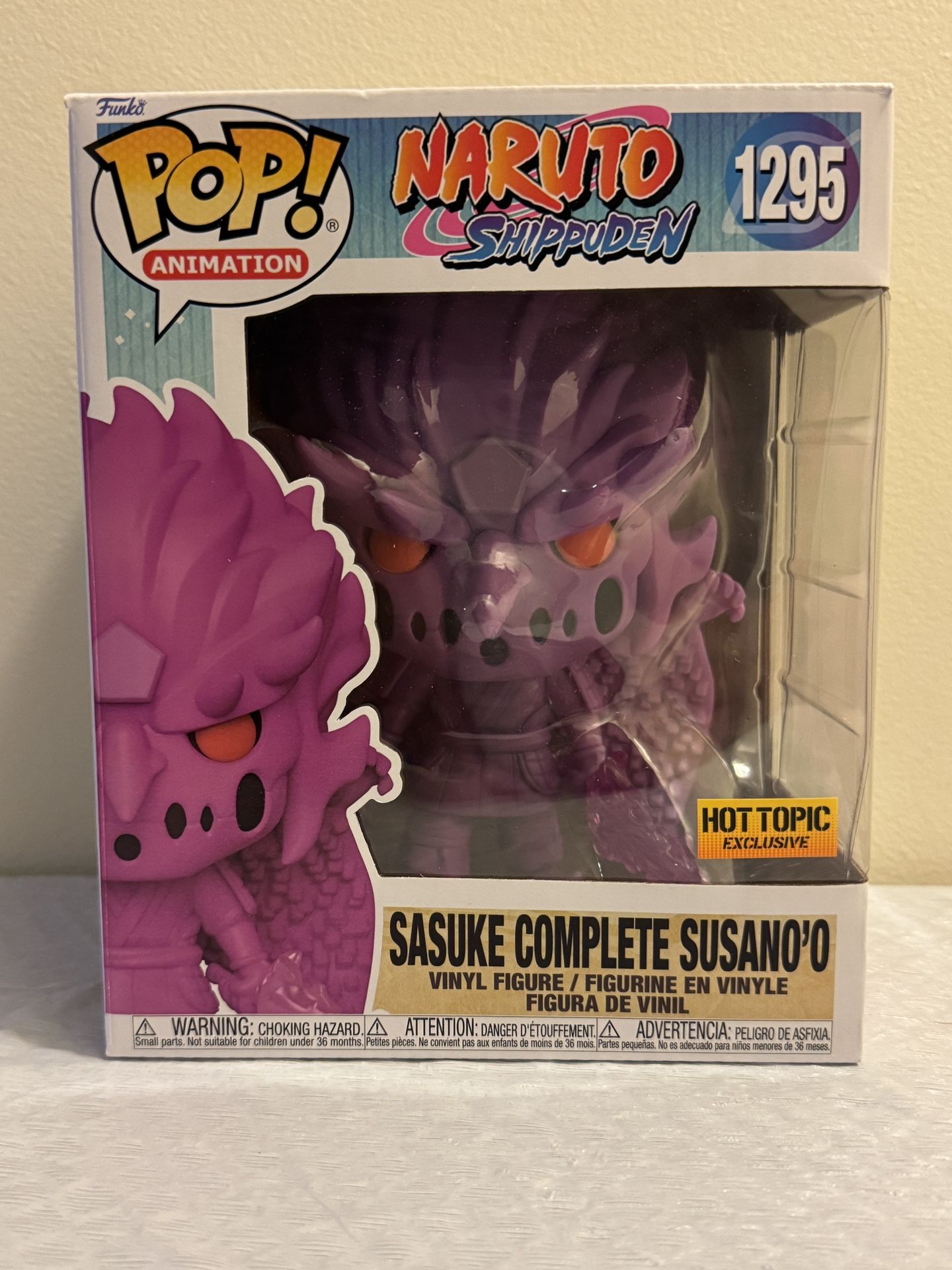 Funko Pop! Naruto Shippuden 6" Sasuke Complete Susano'o #1295 Hot Topic Exclusiv