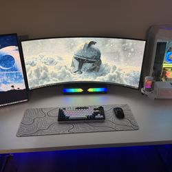 Haworth PC Desk. Adjustable 