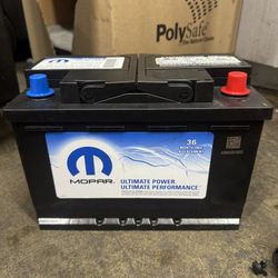 Genuine Mopar Car Battery OEM 650CCA- For 11-24 Jeep Grand Cherokee Dodge