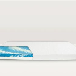 Bedinabox CoolRest Reversible Queen Mattress Topper New Open Box