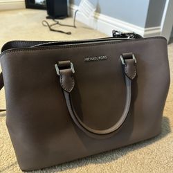 Grey Michael Kors Purse